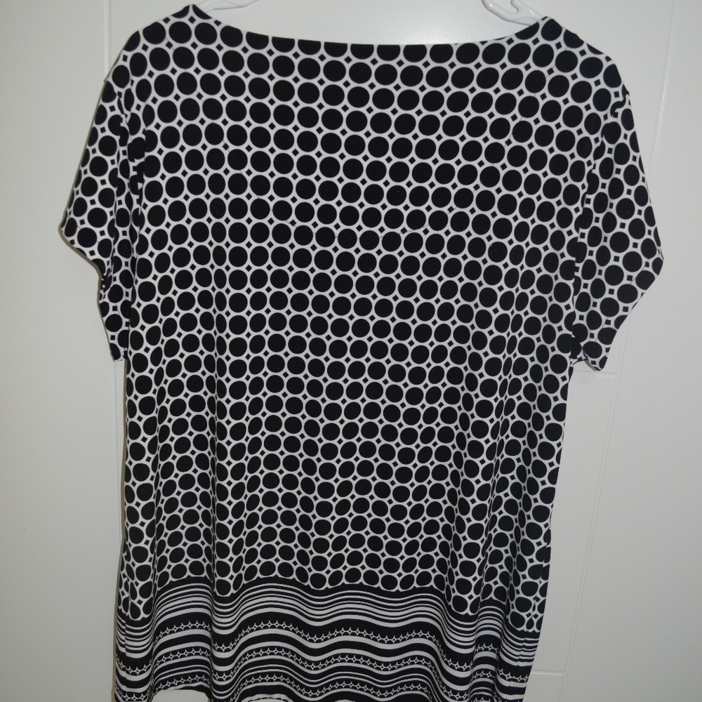 Chicos Print slingy casual shirt sz3 - Picture 3 of 6